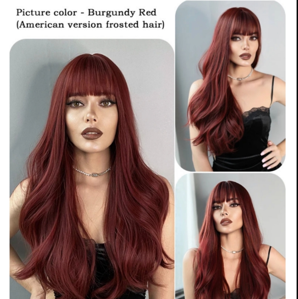 Dark Red Wig